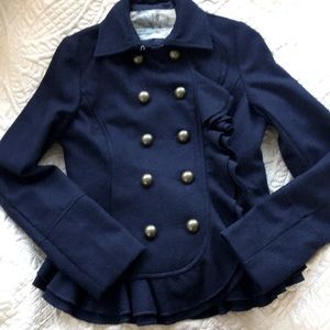 Kimchi Blue Coat, Ladies S navy blue